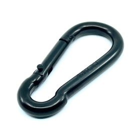 Hasičská karabína DIN 5299C, Čierna